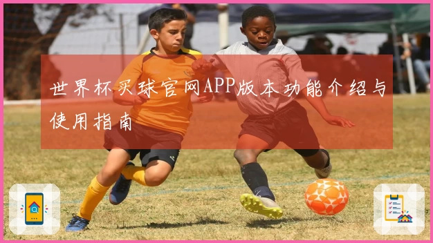 世界杯买球官网APP版本功能介绍与使用指南