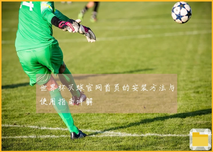 世界杯买球官网首页的安装方法与使用指南详解